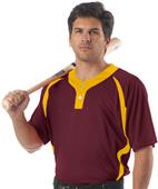A4 2-Button Henley Baseball Jerseys CO A4 2-Button Henley Baseball Jerseys CO
