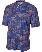 A4 Camo 2-Button Henley Baseball Jerseys A4 Camo 2-Button Henley Baseball Jerseys