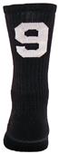 Red Lion "Solid Numbers" Black Crew Socks Red Lion "Solid Numbers" Black Crew Socks