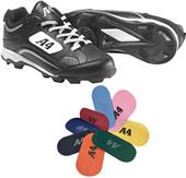 A4 Rookie Molded Rubber Baseball Cleats - Closeout A4 Rookie Molded Rubber Baseball Cleats - Closeout
