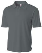 A4 Adult Solid Interlock Polo Shirts A4 Adult Solid Interlock Polo Shirts