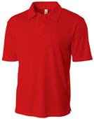 A4 Adult Solid Interlock Polo Shirts A4 Adult Solid Interlock Polo Shirts