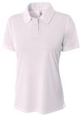 A4 Women's Solid Interlock Polo Shirts A4 Women's Solid Interlock Polo Shirts