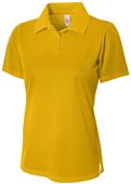 A4 Women's Textured Polo Shirts with Johnny Collar A4 Women's Textured Polo Shirts with Johnny Collar