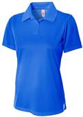 A4 Women's Textured Polo Shirts w/Johnny Collar CO A4 Women's Textured Polo Shirts w/Johnny Collar CO