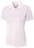 A4 Women's Textured Polo Shirts with Johnny Collar A4 Women's Textured Polo Shirts with Johnny Collar