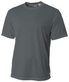 A4 Adult Short Sleeve Crew Birds Eye Mesh T-Shirts A4 Adult Short Sleeve Crew Birds Eye Mesh T-Shirts