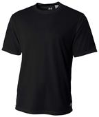 A4 Adult Short Sleeve Crew Birds Eye Mesh T-Shirts A4 Adult Short Sleeve Crew Birds Eye Mesh T-Shirts