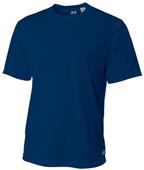A4 Adult Short Sleeve Crew Birds Eye Mesh T-Shirts A4 Adult Short Sleeve Crew Birds Eye Mesh T-Shirts
