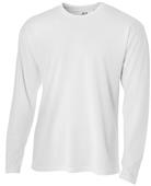 A4 Adult Long Sleeve Crew Birds Eye Mesh T-Shirts A4 Adult Long Sleeve Crew Birds Eye Mesh T-Shirts