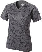 Holloway Ladies Erupt Dry-Excel V-Neck Camo Shirts