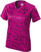 Holloway Ladies Erupt Dry-Excel V-Neck Camo Shirts