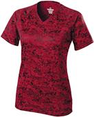 Holloway Ladies Erupt Dry-Excel V-Neck Camo Shirts