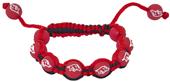 Eagles Wings NCAA Arkansas Bead Bracelet