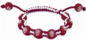 Eagles Wings NCAA Indiana Bead Bracelet