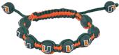 Eagles Wings NCAA Miami Bead Bracelet