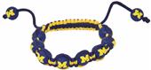 Eagles Wings NCAA Michigan Bead Bracelet