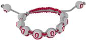 Eagles Wings NCAA Ohio State Bead Bracelet