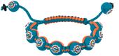 Eagles Wings NFL Miami Dolphins Bead Bracelet