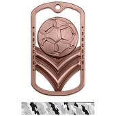 Hasty Awards Dogtag Soccer Medal M-785S Hasty Awards Dogtag Soccer Medal M-785S