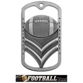 Hasty Awards Dogtag Football Medal M-785F Hasty Awards Dogtag Football Medal M-785F