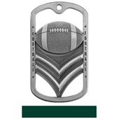 Hasty Awards Dogtag Football Medal M-785F Hasty Awards Dogtag Football Medal M-785F