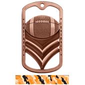 Hasty Awards Dogtag Football Medal M-785F Hasty Awards Dogtag Football Medal M-785F