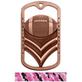 Hasty Awards Dogtag Football Medal M-785F Hasty Awards Dogtag Football Medal M-785F
