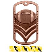 Hasty Awards Dogtag Football Medal M-785F Hasty Awards Dogtag Football Medal M-785F
