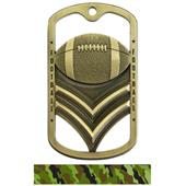 Hasty Awards Dogtag Football Medal M-785F