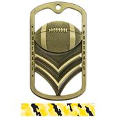 Hasty Awards Dogtag Football Medal M-785F Hasty Awards Dogtag Football Medal M-785F