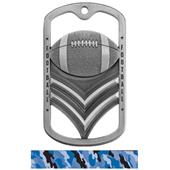 Hasty Awards Dogtag Football Medal M-785F Hasty Awards Dogtag Football Medal M-785F