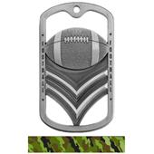 Hasty Awards Dogtag Football Medal M-785F Hasty Awards Dogtag Football Medal M-785F