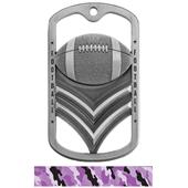 Hasty Awards Dogtag Football Medal M-785F Hasty Awards Dogtag Football Medal M-785F