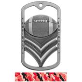 Hasty Awards Dogtag Football Medal M-785F Hasty Awards Dogtag Football Medal M-785F
