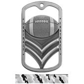 Hasty Awards Dogtag Football Medal M-785F Hasty Awards Dogtag Football Medal M-785F