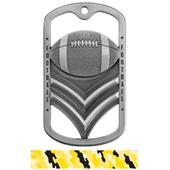 Hasty Awards Dogtag Football Medal M-785F Hasty Awards Dogtag Football Medal M-785F