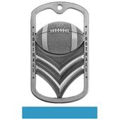 Hasty Awards Dogtag Football Medal M-785F
