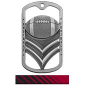Hasty Awards Dogtag Football Medal M-785F Hasty Awards Dogtag Football Medal M-785F