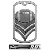 Hasty Awards Dogtag Football Medal M-785F Hasty Awards Dogtag Football Medal M-785F
