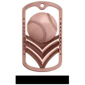 Hasty Awards Dogtag Baseball Medal M-785C Hasty Awards Dogtag Baseball Medal M-785C
