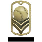 Hasty Awards Dogtag Baseball Medal M-785C Hasty Awards Dogtag Baseball Medal M-785C