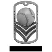 Hasty Awards Dogtag Baseball Medal M-785C Hasty Awards Dogtag Baseball Medal M-785C