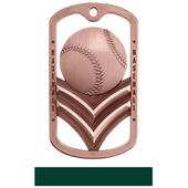 Hasty Awards Dogtag Baseball Medal M-785C Hasty Awards Dogtag Baseball Medal M-785C