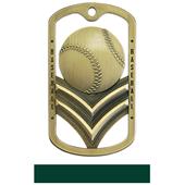 Hasty Awards Dogtag Baseball Medal M-785C Hasty Awards Dogtag Baseball Medal M-785C