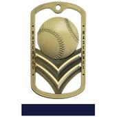 Hasty Awards Dogtag Baseball Medal M-785C Hasty Awards Dogtag Baseball Medal M-785C