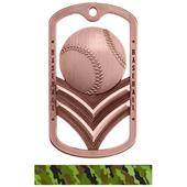 Hasty Awards Dogtag Baseball Medal M-785C Hasty Awards Dogtag Baseball Medal M-785C