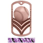 Hasty Awards Dogtag Baseball Medal M-785C Hasty Awards Dogtag Baseball Medal M-785C