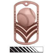 Hasty Awards Dogtag Baseball Medal M-785C Hasty Awards Dogtag Baseball Medal M-785C