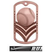 Hasty Awards Dogtag Baseball Medal M-785C Hasty Awards Dogtag Baseball Medal M-785C